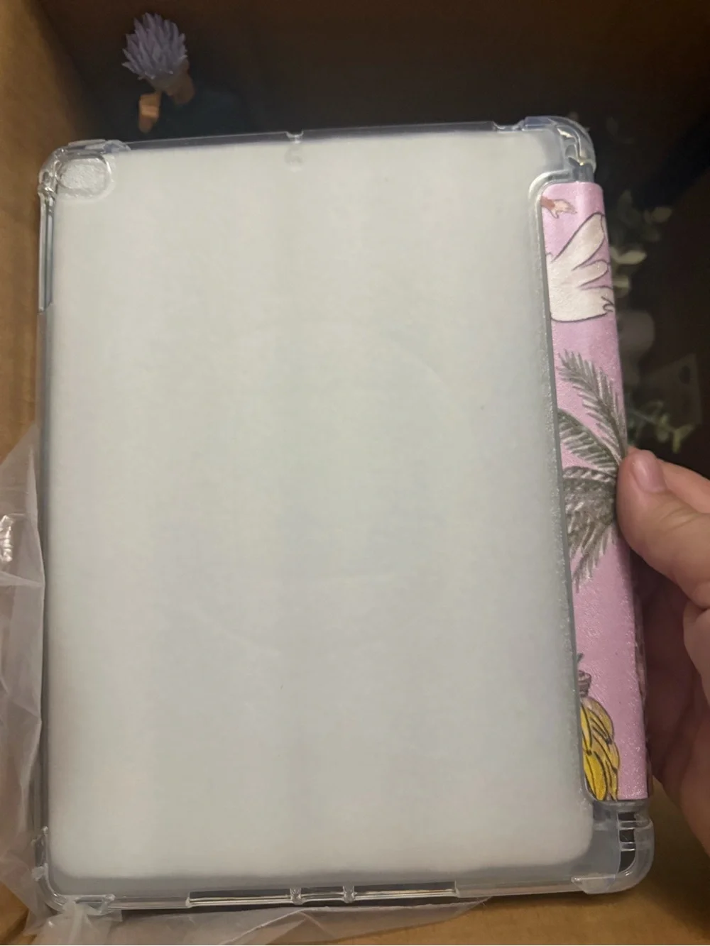 Universal Tablet Case - Curious Monkey Pink Folio Cover